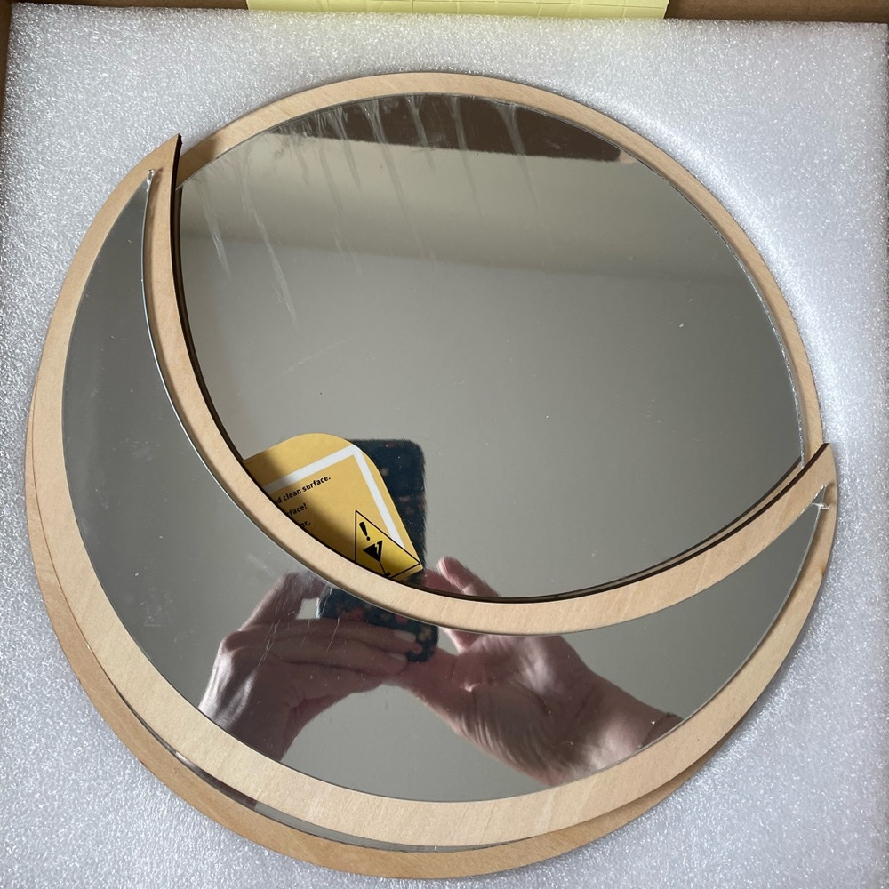 Celestial moon wall mirrors